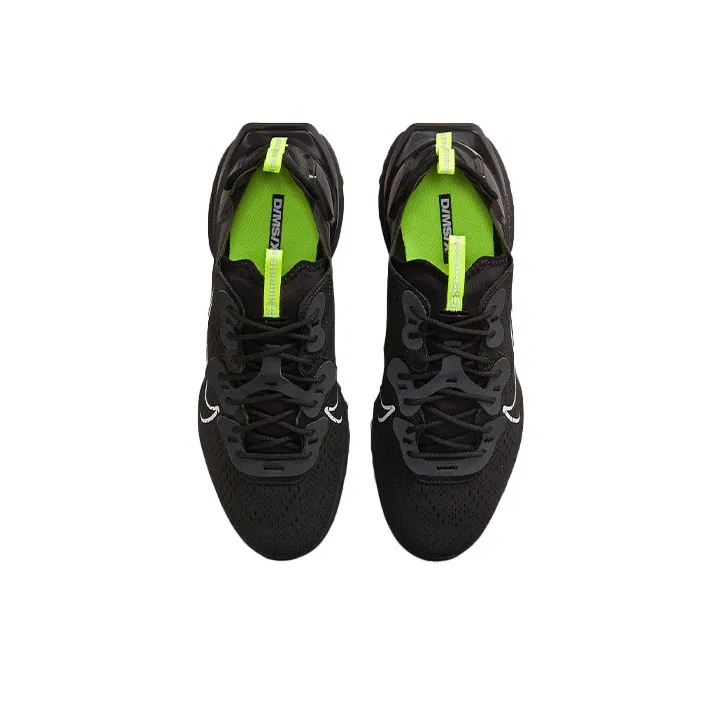 Nike React Vision Black White Volt Reflective Silver-3