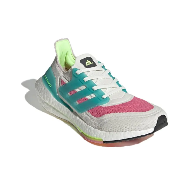 Adidas Ultra Boost 21 White Tint Rose Tone Women's-2