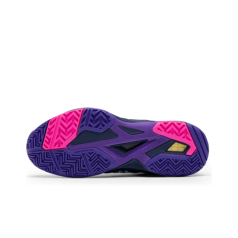 YONEX Badminton Shoes Unisex Low Top Navy Purple-4