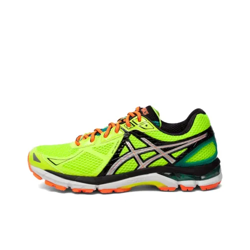 Asics GT-2000 3 Wear-Resistant Slip-Resistant Low-Top Running Shoes Men's Yellow Black