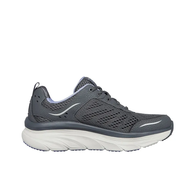Skechers Relaxed Fit Running Shoes Women's Low-Top Gray-1