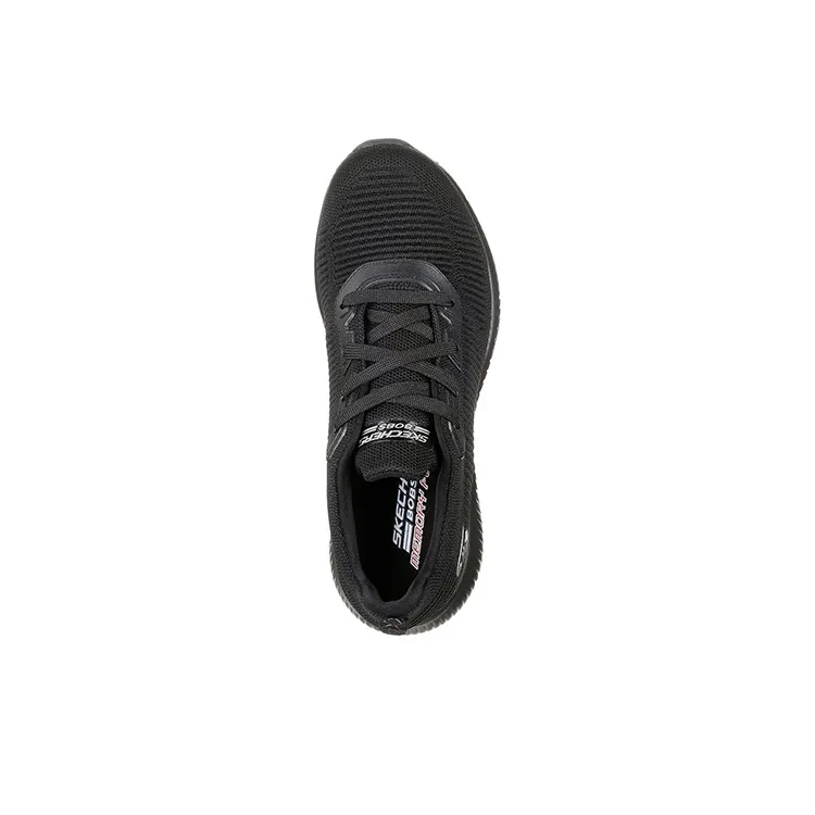 Skechers Bob's Cushioning, Slip Resistant, And Abrasion Resistant Low Top Running Shoes Women's Black-3
