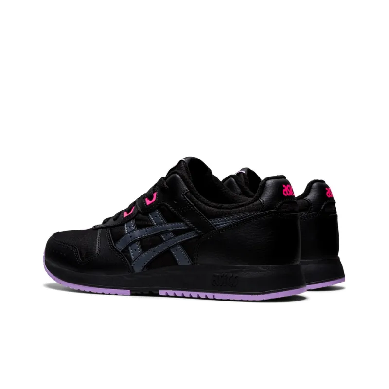 Asics Gel Lyte Run Wear Resistant Low Top Walking Shoes Women's Black Purple-3