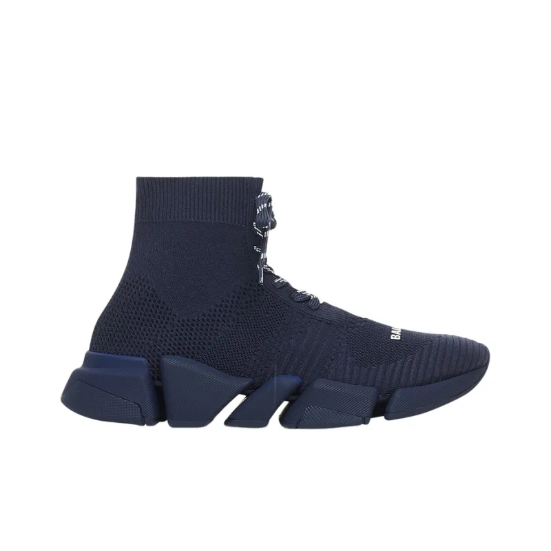 Balenciaga Speed 2.0 Lace Up Recycled Dark Blue-1