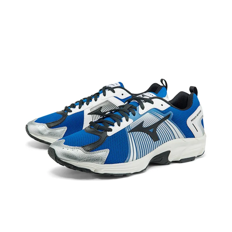 Mizuno Running Shoes Men Low Top Blue/White-2