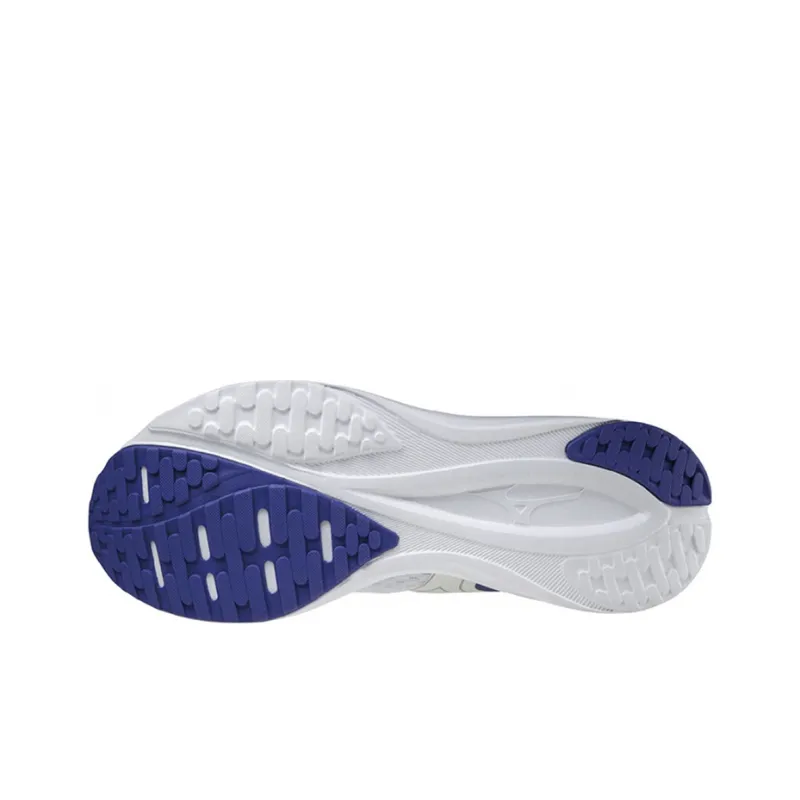 Mizuno Esperunzer Anti-Slip And Wear-Resistant Breathable Low-Top Casual Running Shoes Unisex White Blue-4
