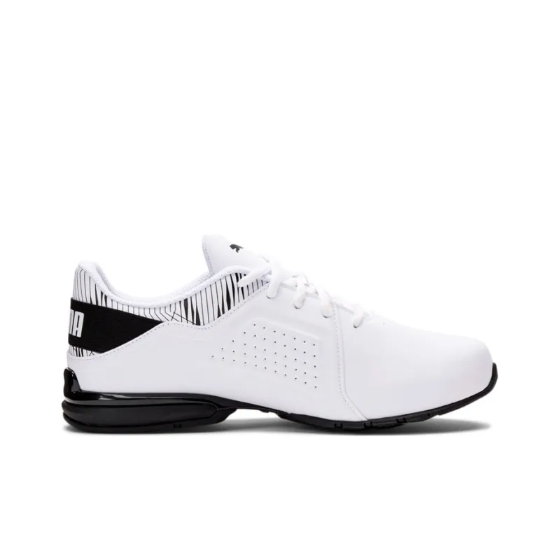 PUMA Viz Runner Graphic Running Shoes Men Low-Top White/Black-1