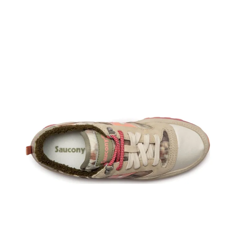 Saucony Jazz Triple Retro Warm Low-Top Running Shoes Women's Light Khaki Standard M-3