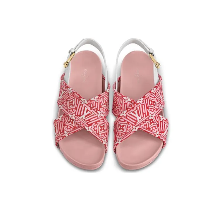 LOUIS VUITTON Lv Crafty Bom Dia 'Pinkred White' Women's-4