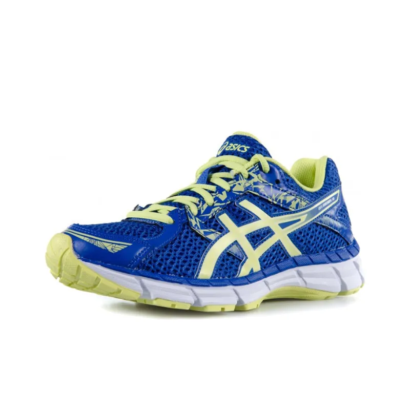 Asics Gel-Oberon Wear-Resistant Low-Top Running Shoes Women's Blue Yellow-2