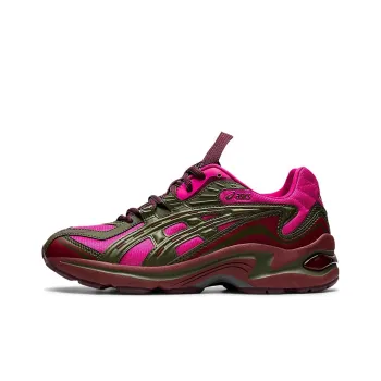 Asics FB1 S Gel Preleus Pink Rave Olive Canvas Women's
