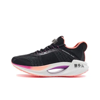 LiNing Jueying Essential Breathable Low Top Running Shoes Men's Black Orange