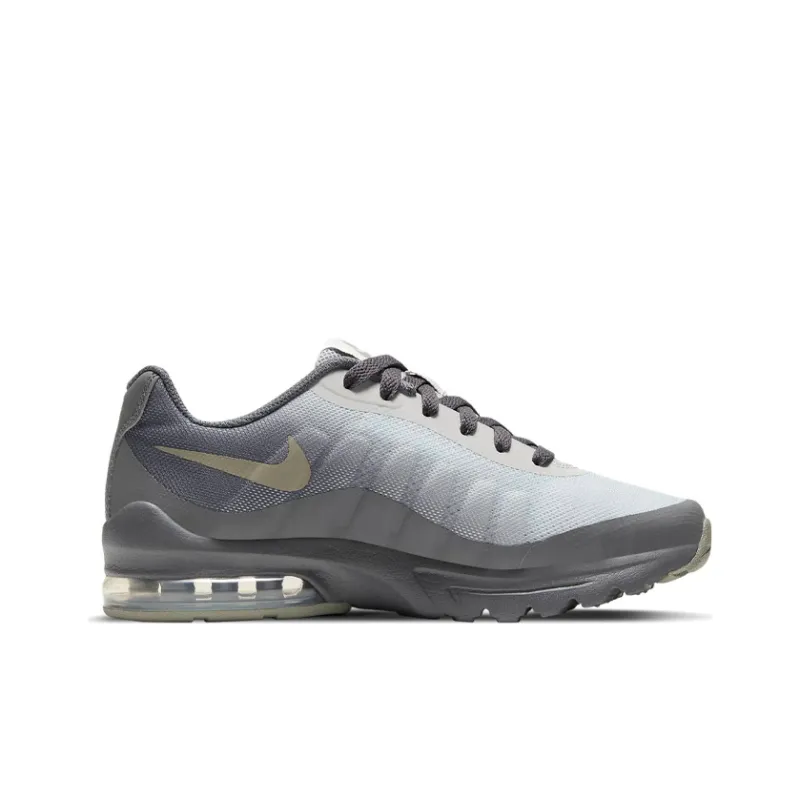 Nike Air Max Invigor Cushioned Slip-Resistant Breathable Low-Top Running Shoes GS Smoke Gray-1