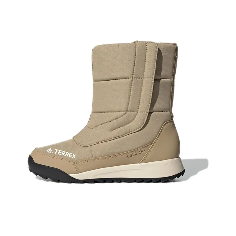 Adidas Terrex Choleah Cold.Rdy Boots Wear-Resistant High-Top Trekking Shoes Unisex Khaki-0