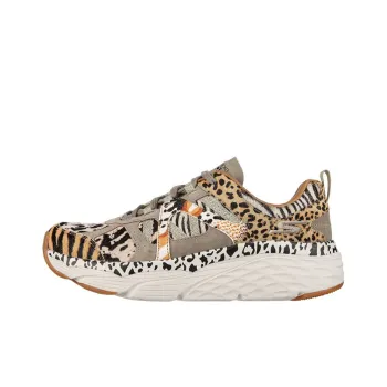 Skechers Max Cushioning Casual Shoes Women's Low-Top Leopard Print