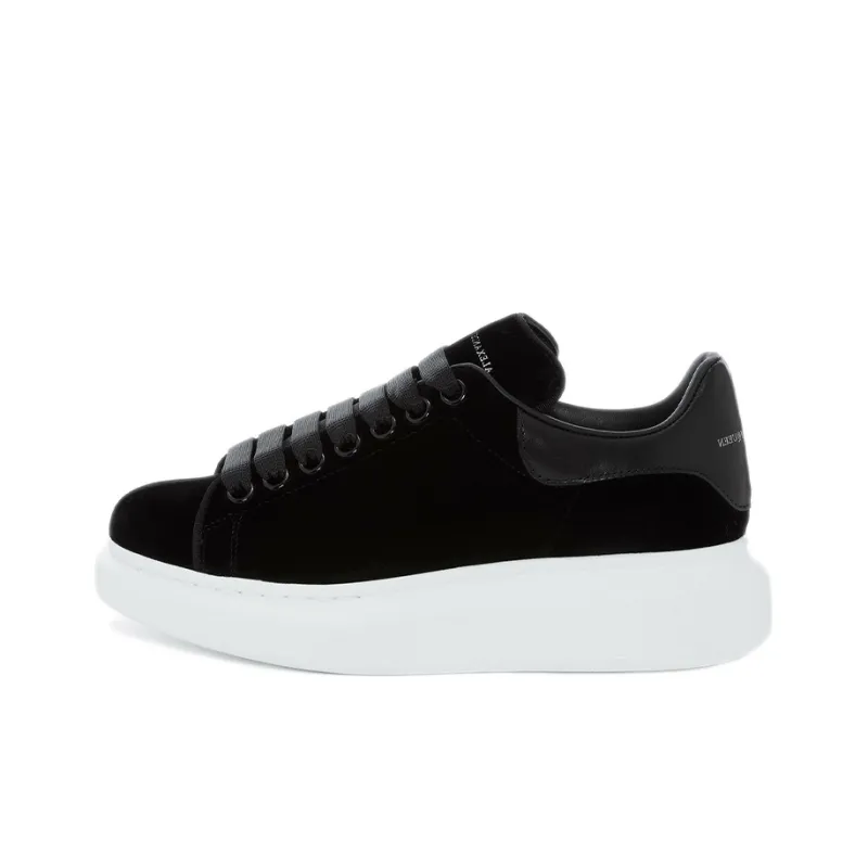 Alexander McQueen Oversized Sneaker 'Black Suede' Women's-0