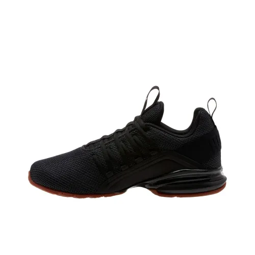 PUMA Axelion Running Shoes Men Low-Top Black/Brown