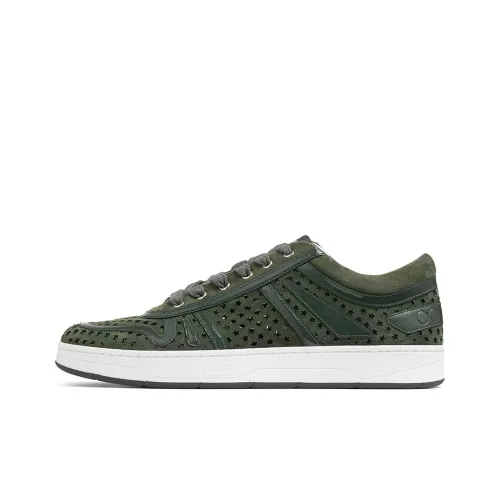 Jimmy Choo Hawaii Skateboard Shoes Men Low-Top Sea Green