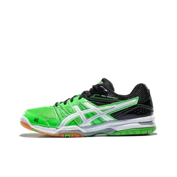 Asics Gel-Rocket 7 Wear-Resistant Low-Top Running Shoes Men's Green Black