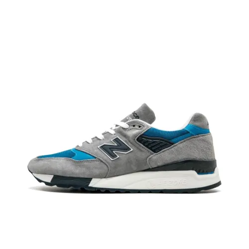 New Balance NB 998 Running Shoes Men Low-Top Gray/Blue/White