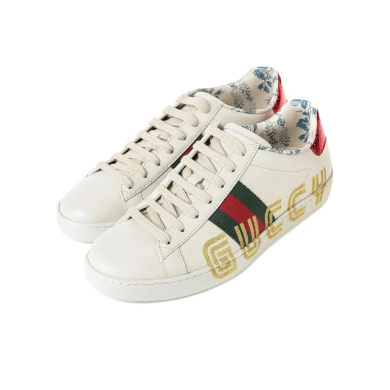GUCCI Women's Ace Low 'Guccy Print' Women's-2