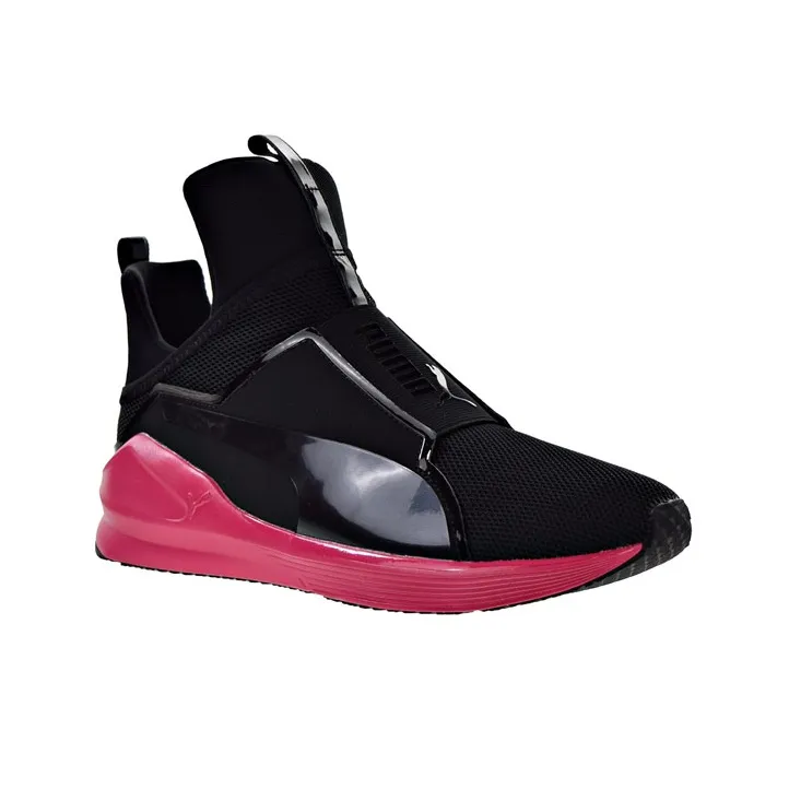 PUMA Fierce Core Anti-Slip Wear-Resistant Low-Top Running Shoes Women's Black Pink-2