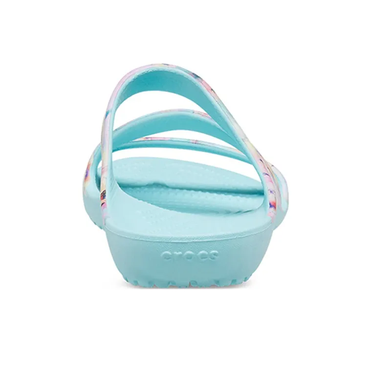 Crocs Kadee Slide Slippers Women's Glass Blue-4