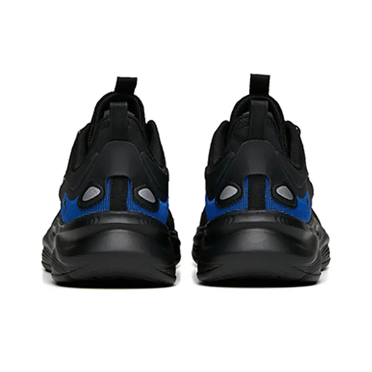 Anta Ling Yun 2 Slip Resistant, Abrasion Resistant, Breathable Low Top Running Shoes Men's Black Blue-4
