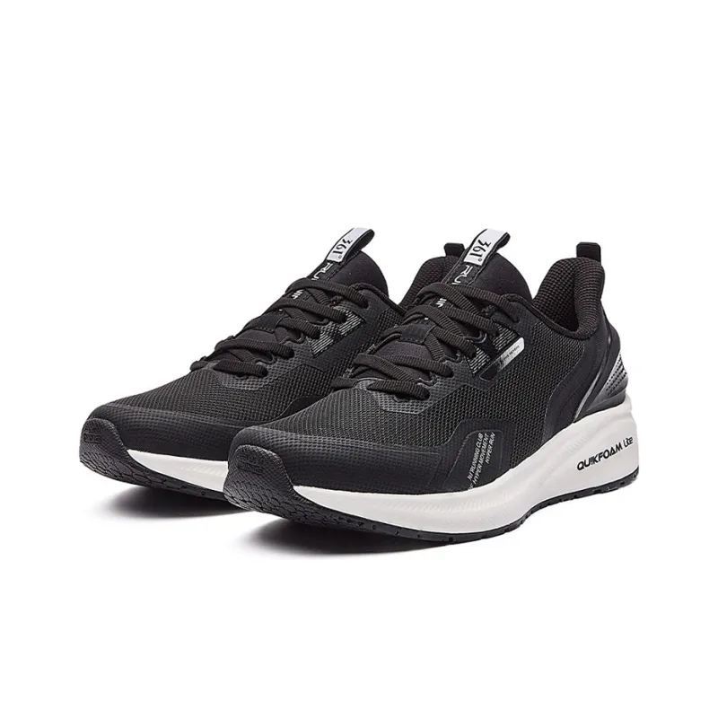 361° Wind Screen Low Top Running Shoes Men's Obsidian Black-3