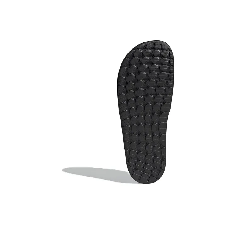 Adidas Adilette Boost Slides Black White Stripes-5