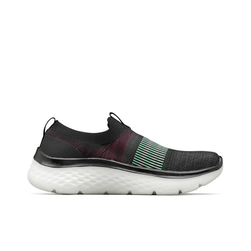 Skechers GO WALK Series Slip On Shoes Women's Low Top Black/Colorful Color-1