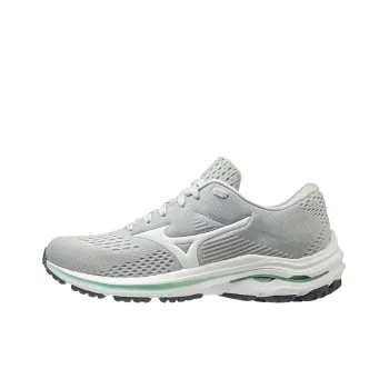 Mizuno Wave Inspire 17 Running Shoes Women's Low-Top Gray/White/Green