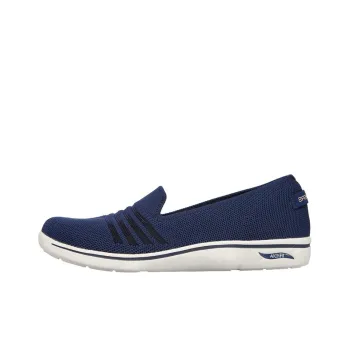 Skechers ARCH FIT UPLIFT Cushioning Anti-Slip Wear-Resistant Breathability Low-Top Casual Shoes Women's Marine Blue