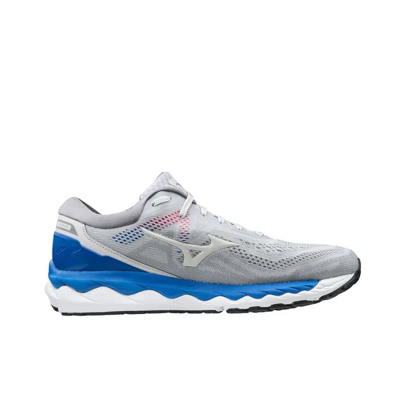 Mizuno Wave Sky 4 Running Shoes Men Low-Top Gray/Blue-1
