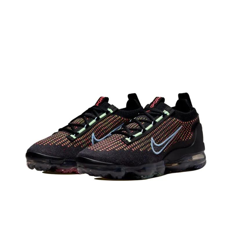 Nike VaporMax 2021 Running Shoes Men Low Top Black/Blue-2