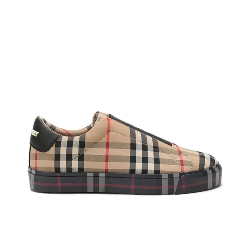 Burberry Low Top Stylish Skateboarding Shoes Women's Archive Beige-1