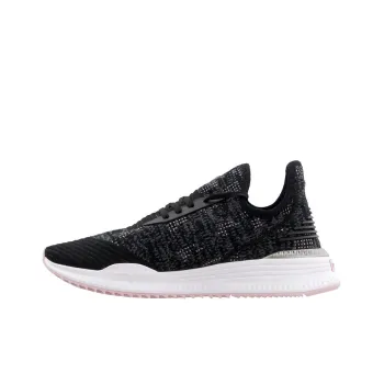 PUMA AVID Evoknit Mosaic Breathable Lightweight Low-Top Running Shoes Women's Black Pink