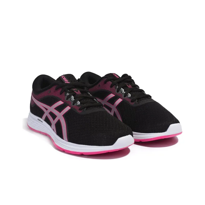 Asics Patriot Wear-Resistant Low-Top Running Shoes Women's Black Pink-2