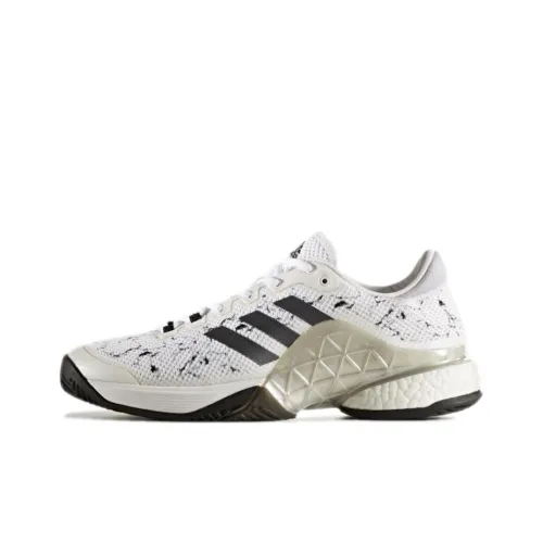 Adidas Barricade Tennis Shoes Men Low-Top White/Black