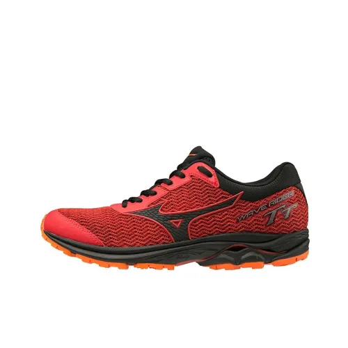 Mizuno Wave Rider TT Running Shoes Men Low-Top Red