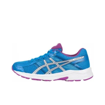 Asics Gel-Contend 4 Anti-Slip And Wear-Resistant Breathable Low-Top Running Shoes Women's Blue Purple