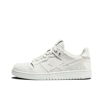 BAPE A BATHING APE Bape SK8 Sta Triple White Nubuck