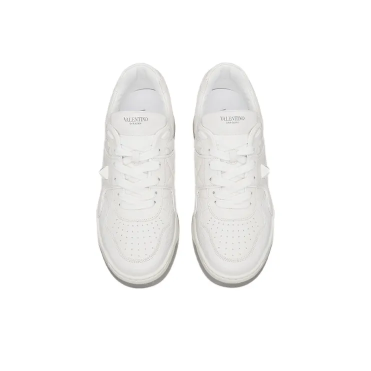 Valentino One Stud Low 'White Grey' 2021-3