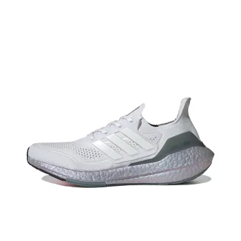 Adidas Ultra Boost 21 Crystal White Hazy Green