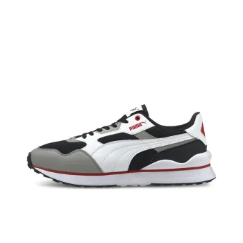 PUMA R78 Futr Low Top Running Shoes Grey/Black/White