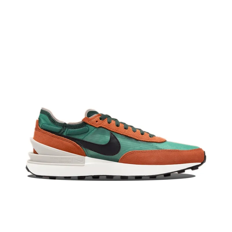 Nike Waffle One Se Pro Green Rush Orange-1