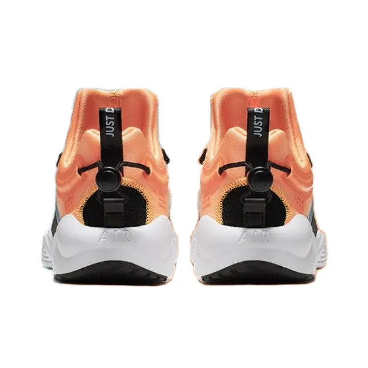 Nike Huarache City Cushioning, Slip Resistant, And Abrasion Resistant Low Top Running Shoes Women's Gray Black Orange-2
