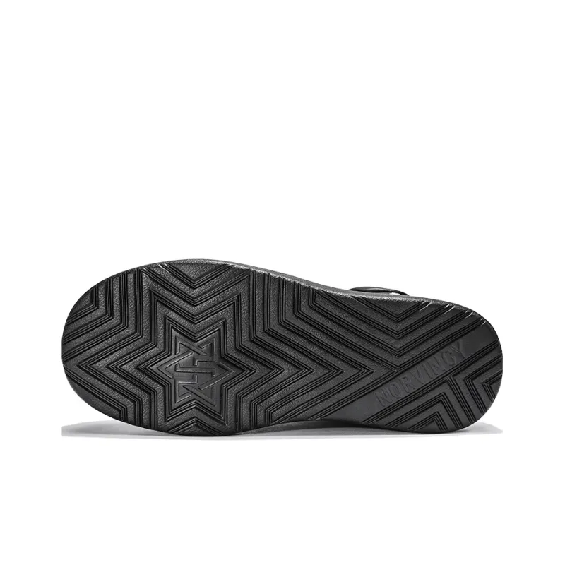 NORVINCY Stylish Skateboarding Shoes Unisex Black-5