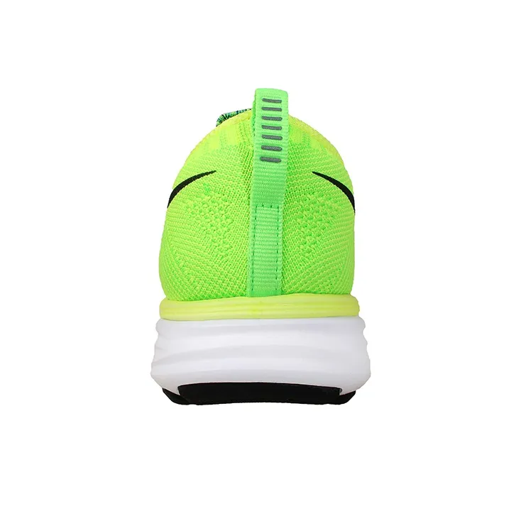 Nike Flyknit Lunar 2 Cushioning, Slip Resistant, Lightweight Low Top Running Shoes Women's Green-3