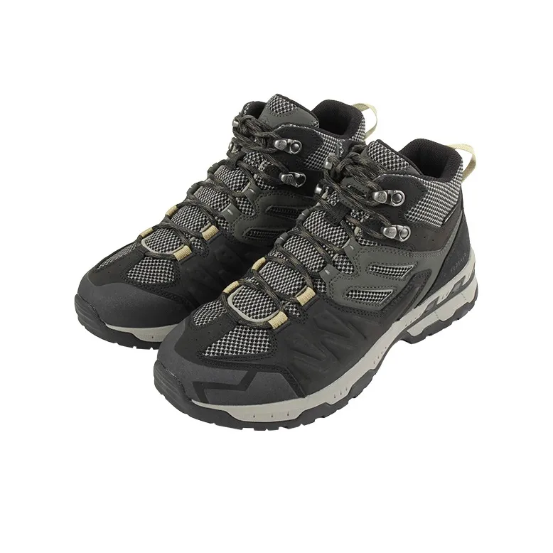 KOLON SPORT 24Nature Hiking / Trekking Shoes Men Mid-Top Graphite Black/Khaki-2